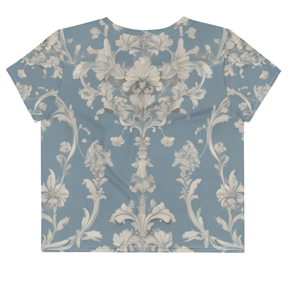 Thumbnail: French damask Crop Tee
