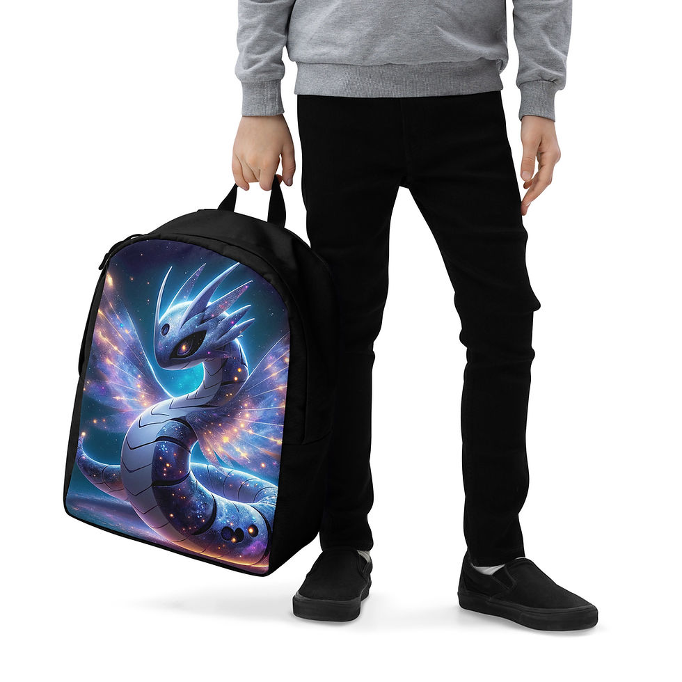 Thumbnail: Milky Way dragon Minimalist Backpack