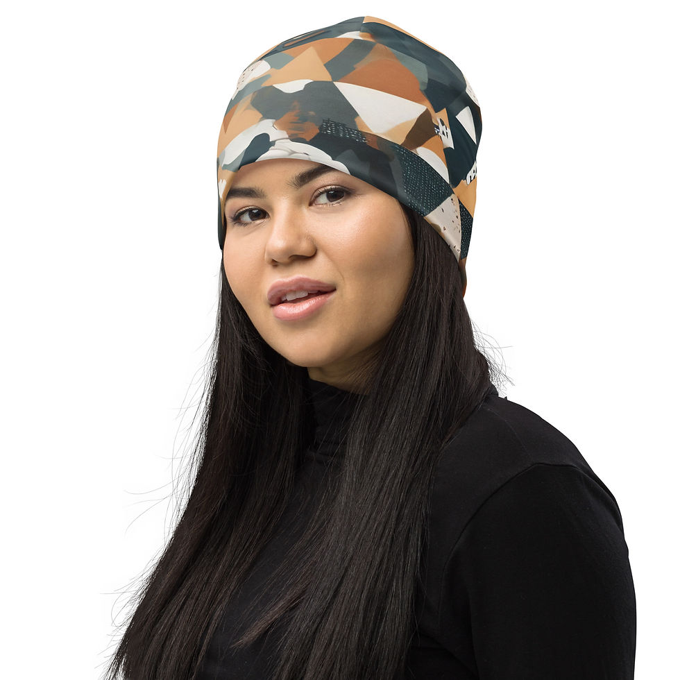 Thumbnail: Mountain Clouds All-Over Print Beanie