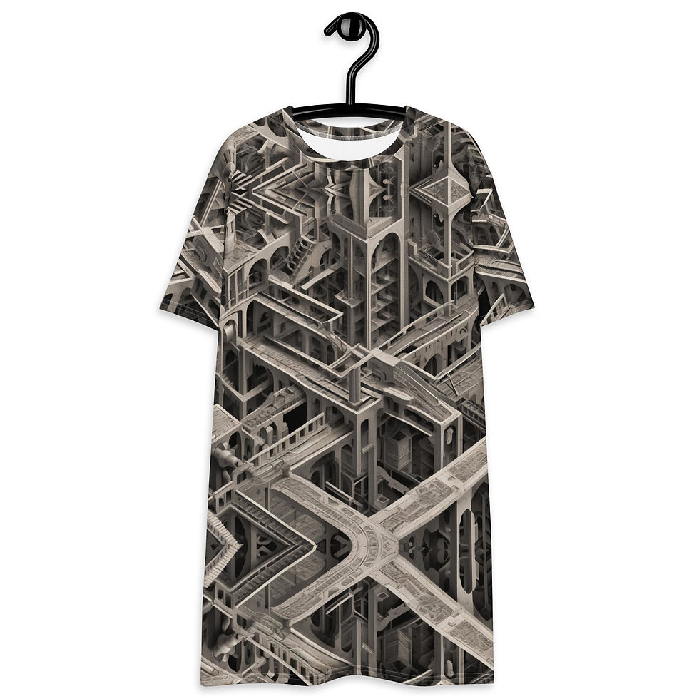 Thumbnail: Dynamics T-shirt dress