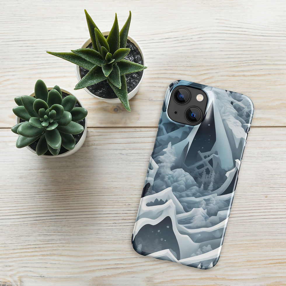 Thumbnail: Ice wave Snap case for iPhone®