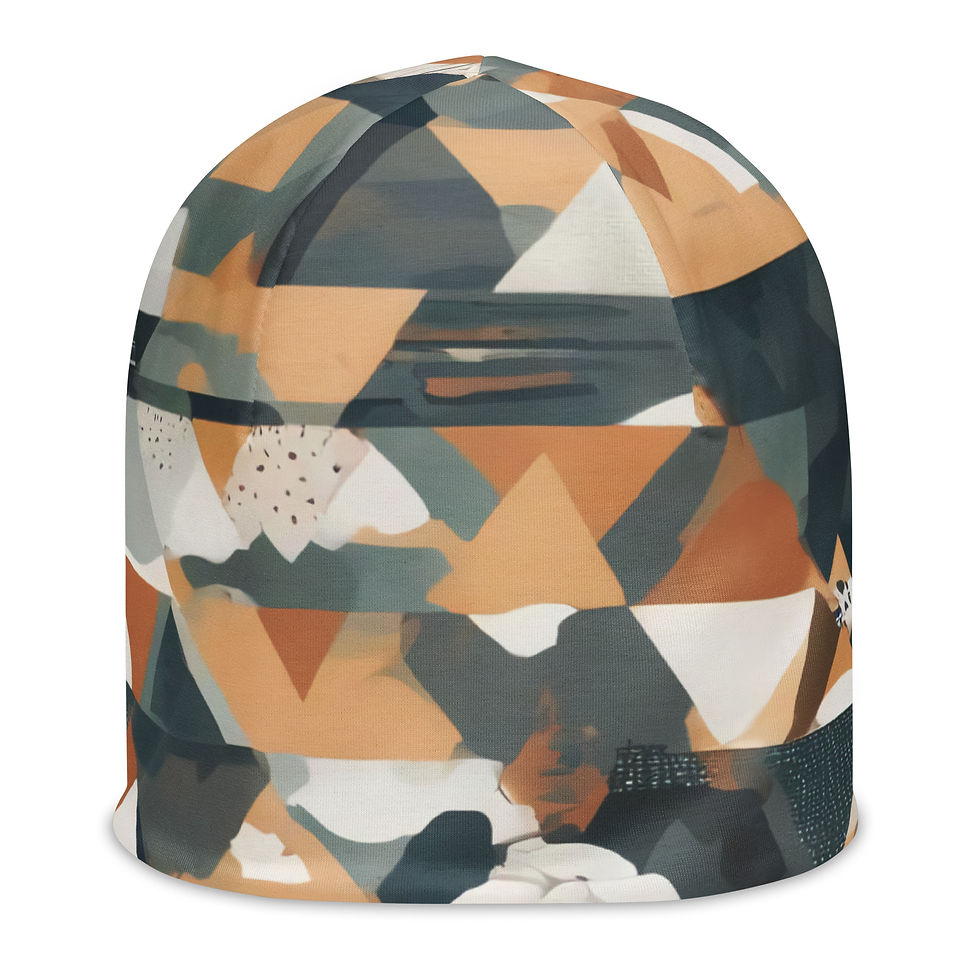 Thumbnail: Mountain Clouds All-Over Print Beanie