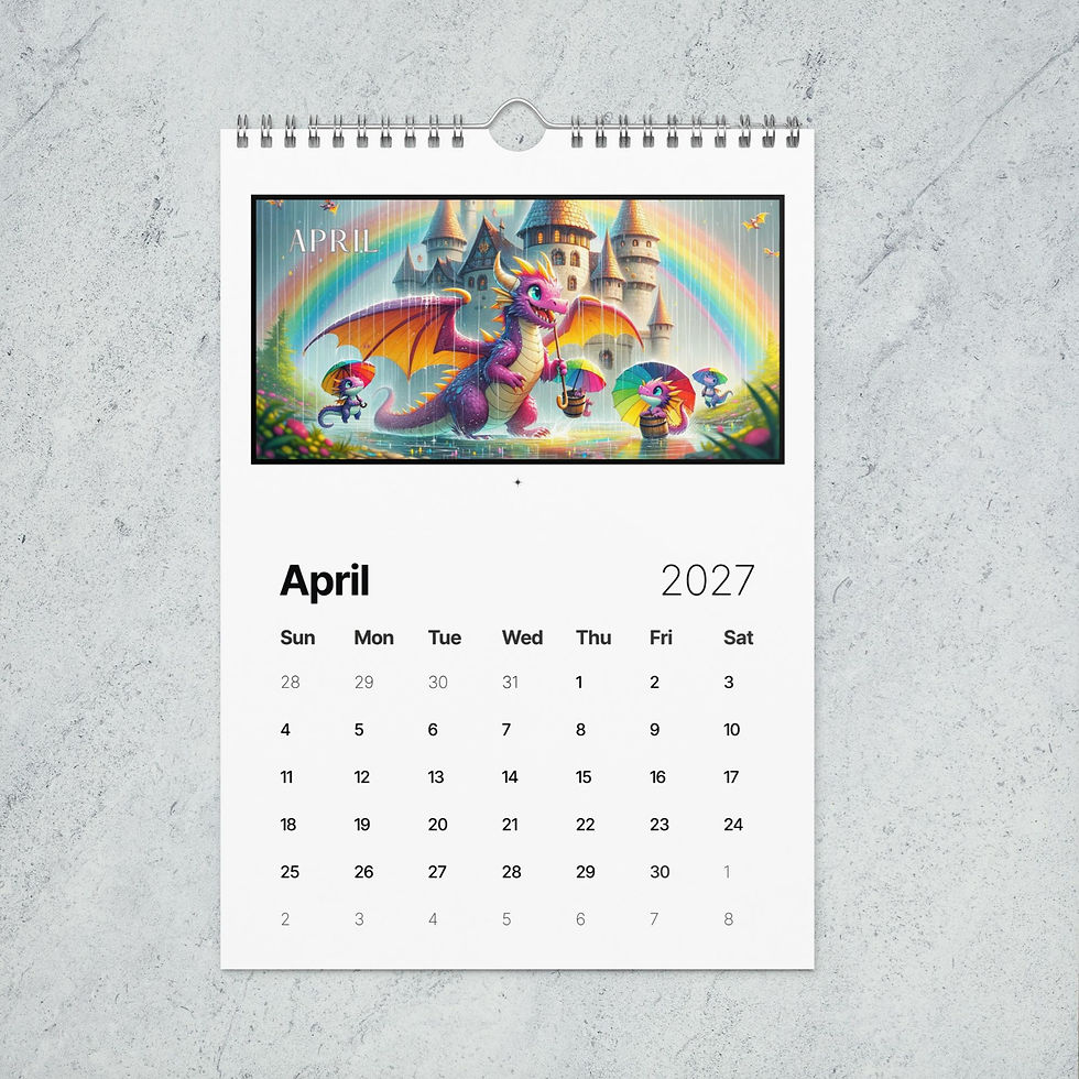 Thumbnail: Dragons of unity Wall calendar (2027)