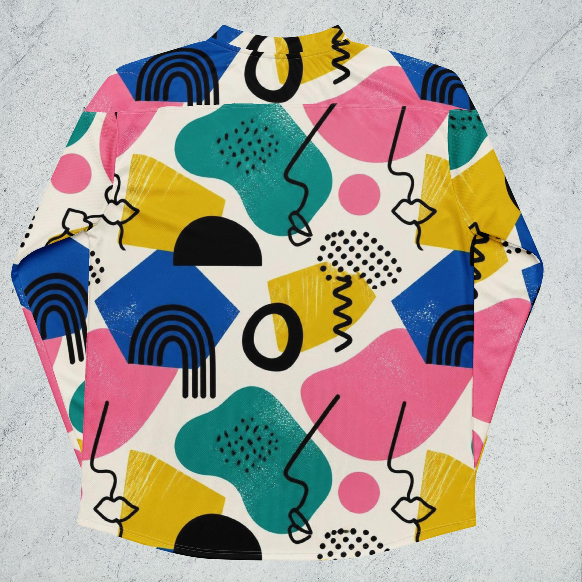 Abstract hockey fan jersey