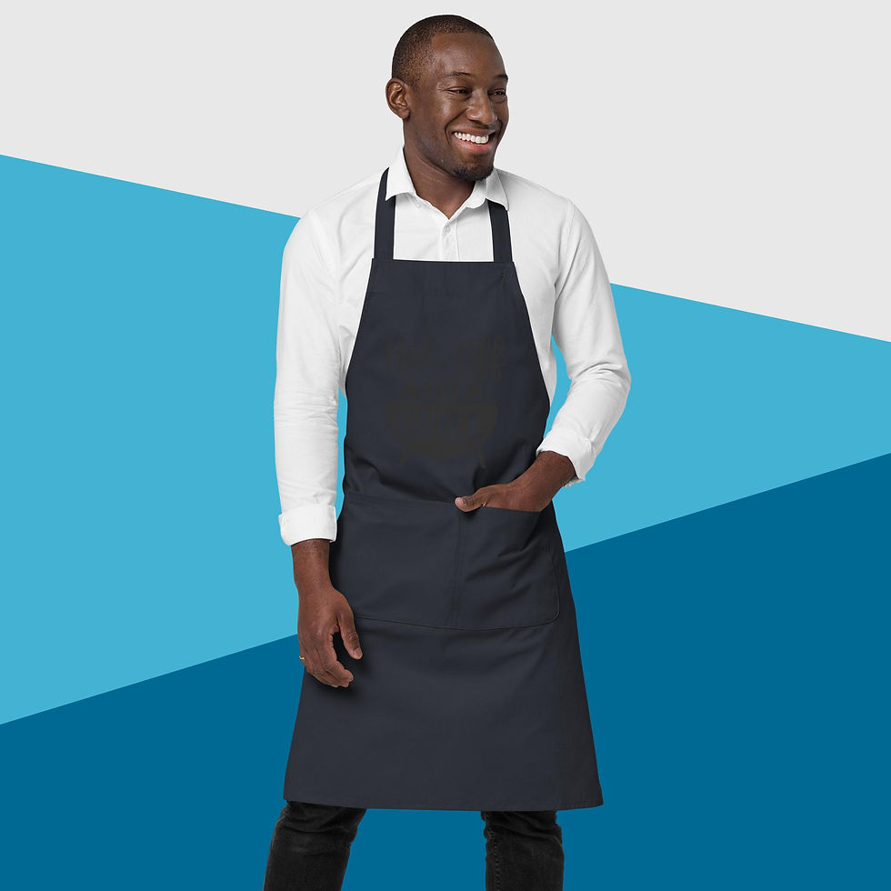 Thumbnail: Hot off the grill Organic cotton apron