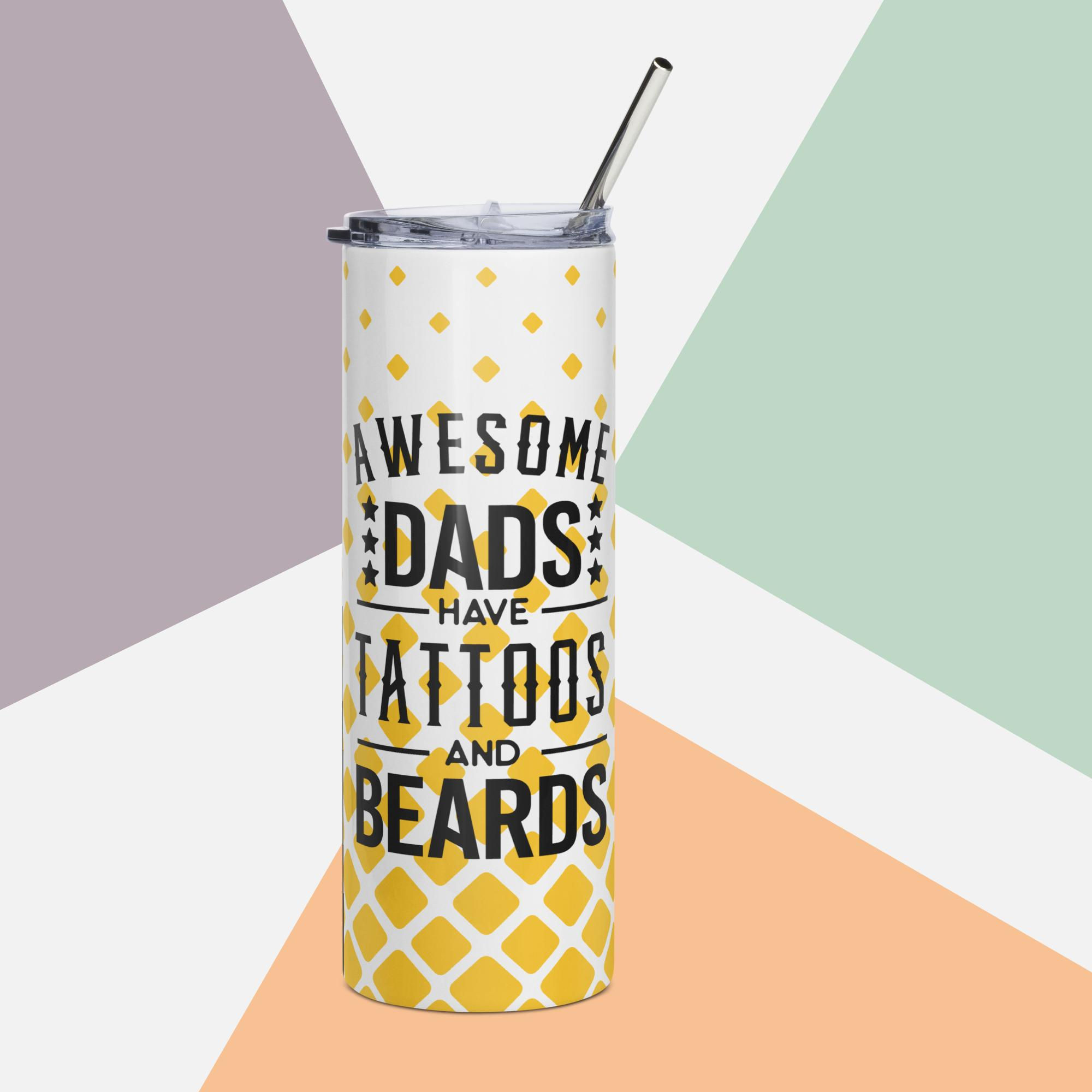 Awesome dads Stainless steel tumbler