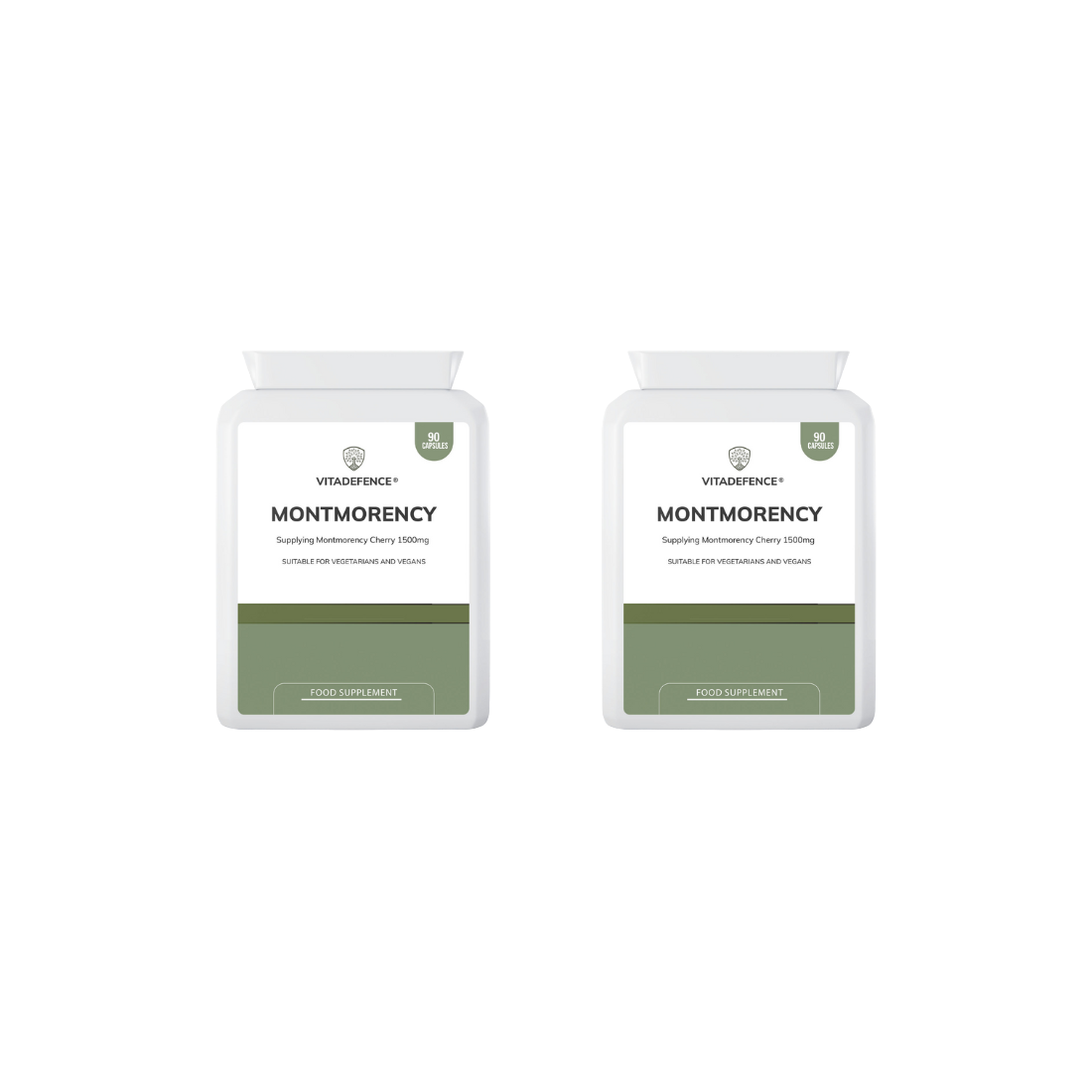 Montmorency 2-Pack | Pure Cherry Extract 1500mg – 180 Capsules (2 x 90)
