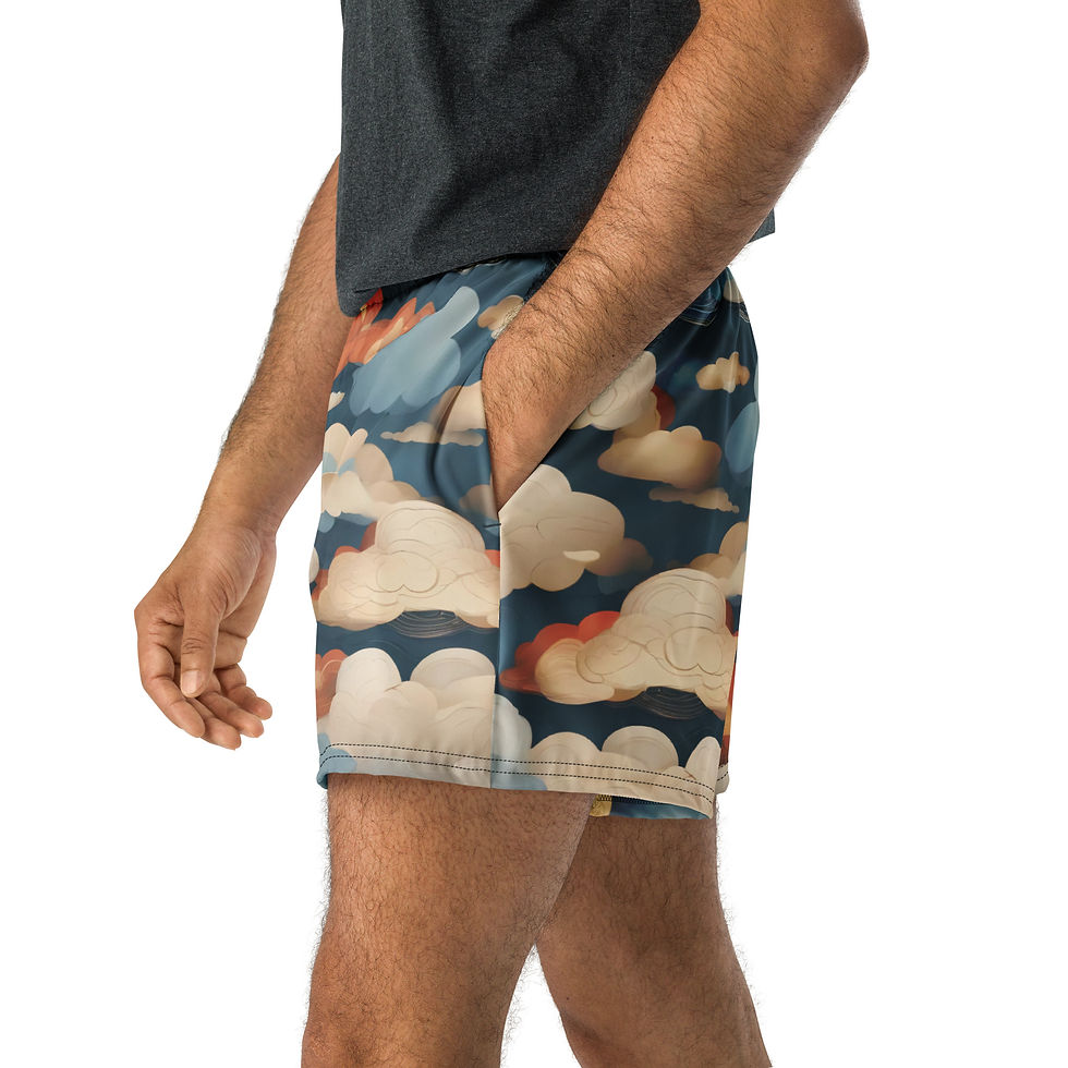 Thumbnail: Clouds Unisex Athletic Shorts