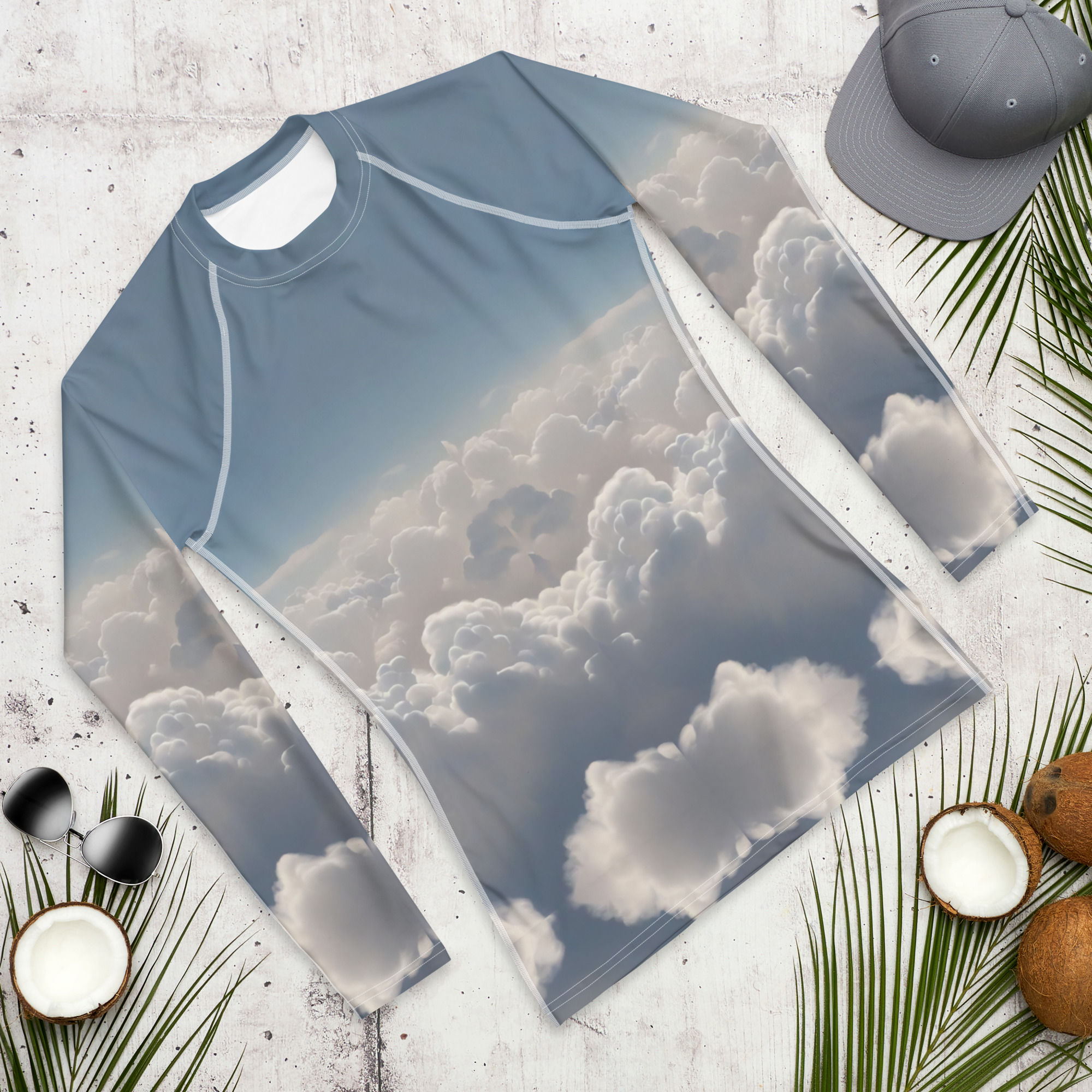 Up Up and Away Men's Rash Guard