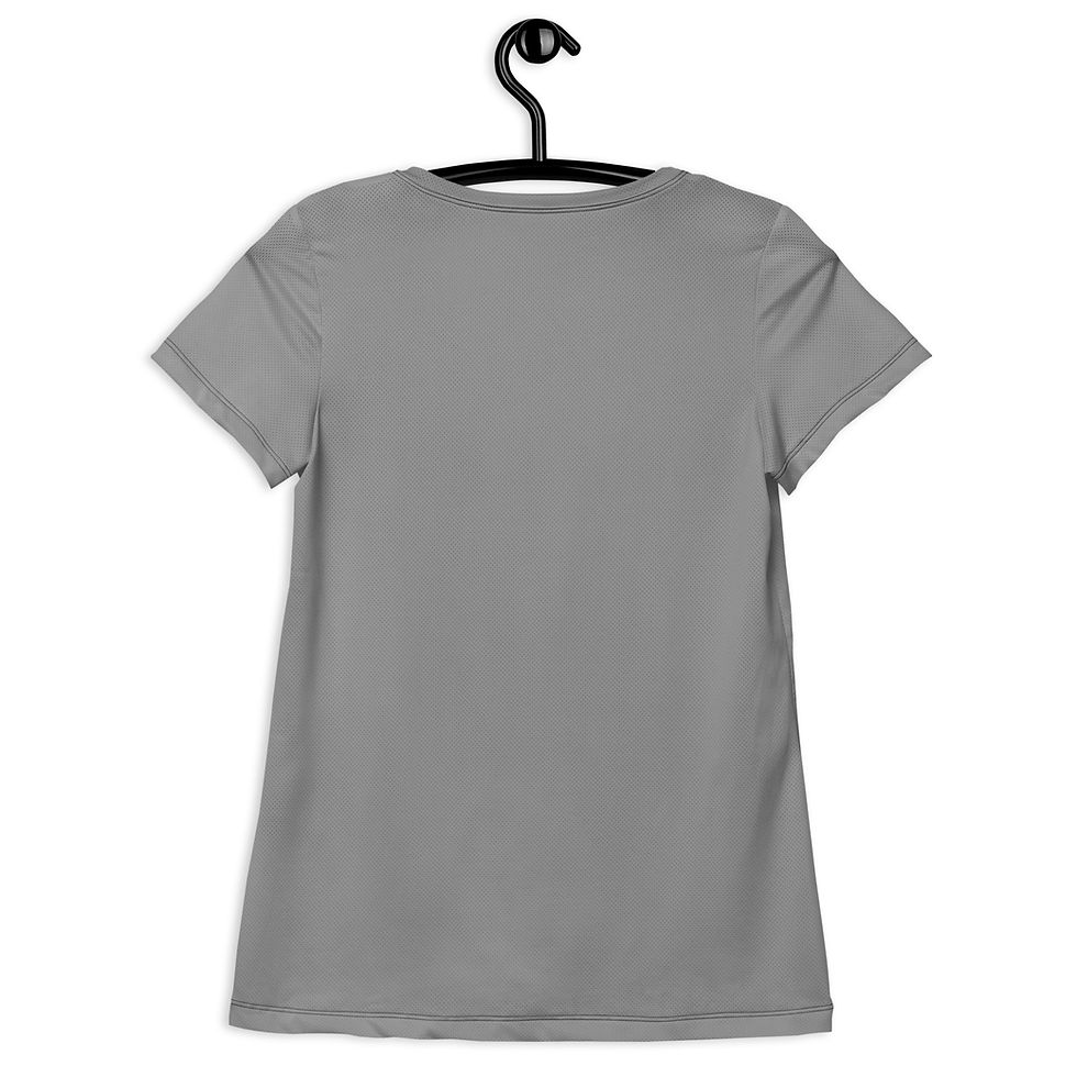 Thumbnail: Grey Women's athletic t-shirt