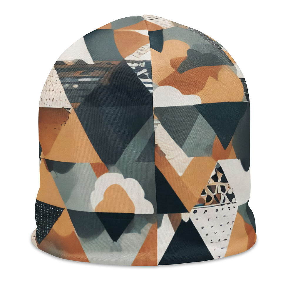 Thumbnail: Mountain Clouds All-Over Print Beanie