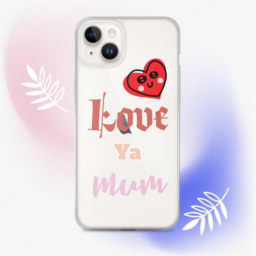 Thumbnail: Love ya mum Clear Case for iPhone®