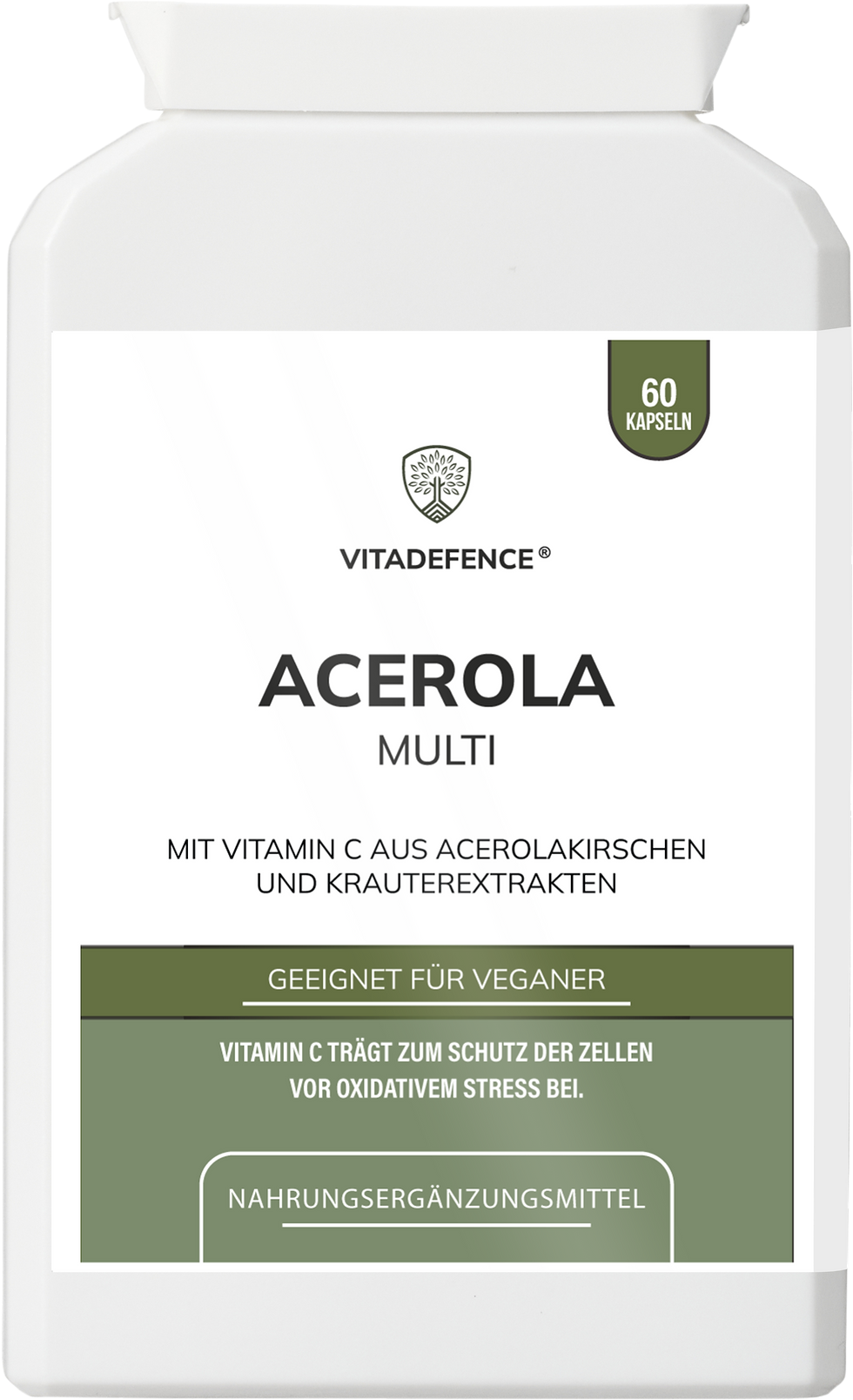 Thumbnail: Vitamin C Capsules | Food-Based Acerola Vitamin C – 60 Vegan Capsules