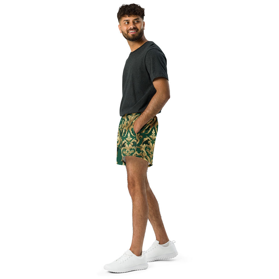 Thumbnail: Green Royalty Unisex Athletic Shorts