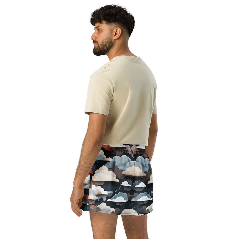 Thumbnail: Storm clouds Unisex Athletic Shorts