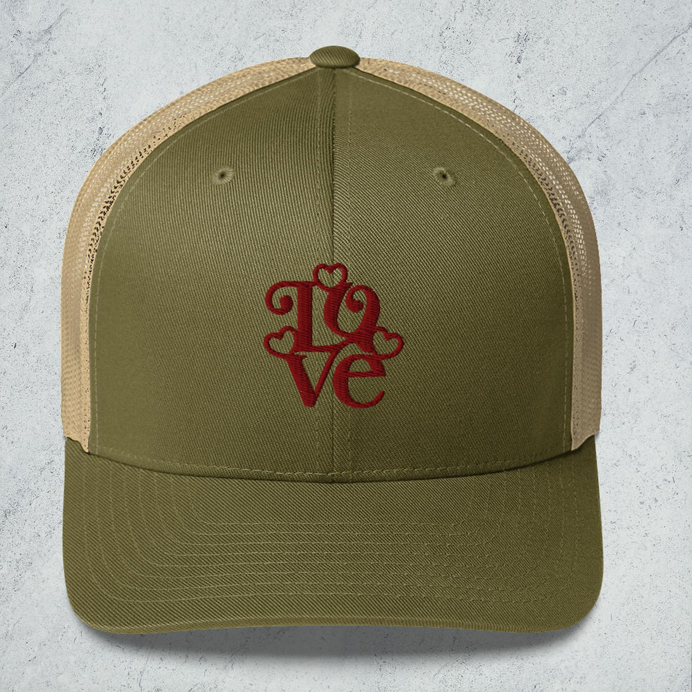 Thumbnail: Red Love Trucker Cap