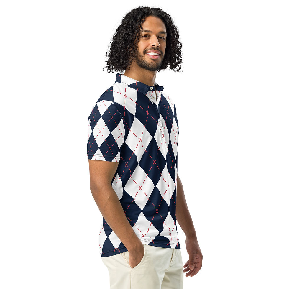Thumbnail: Diamonds Men’s slim fit polo