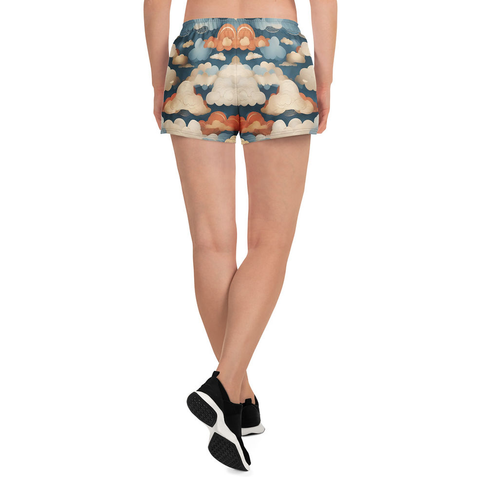 Thumbnail: Clouds Unisex Athletic Shorts