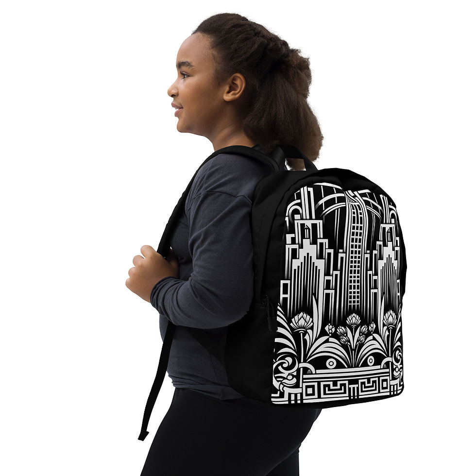 Thumbnail: Art deco Minimalist Backpack