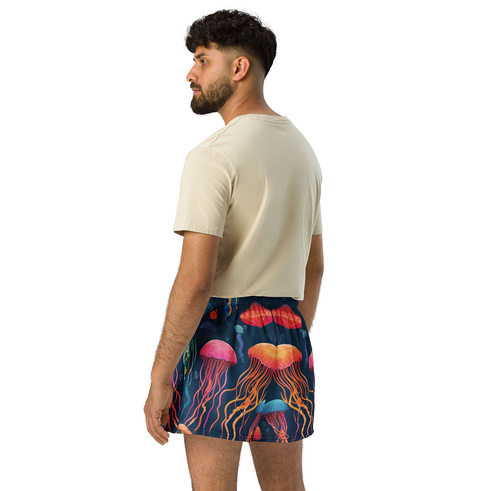 Thumbnail: Jellyfish Unisex Athletic Shorts
