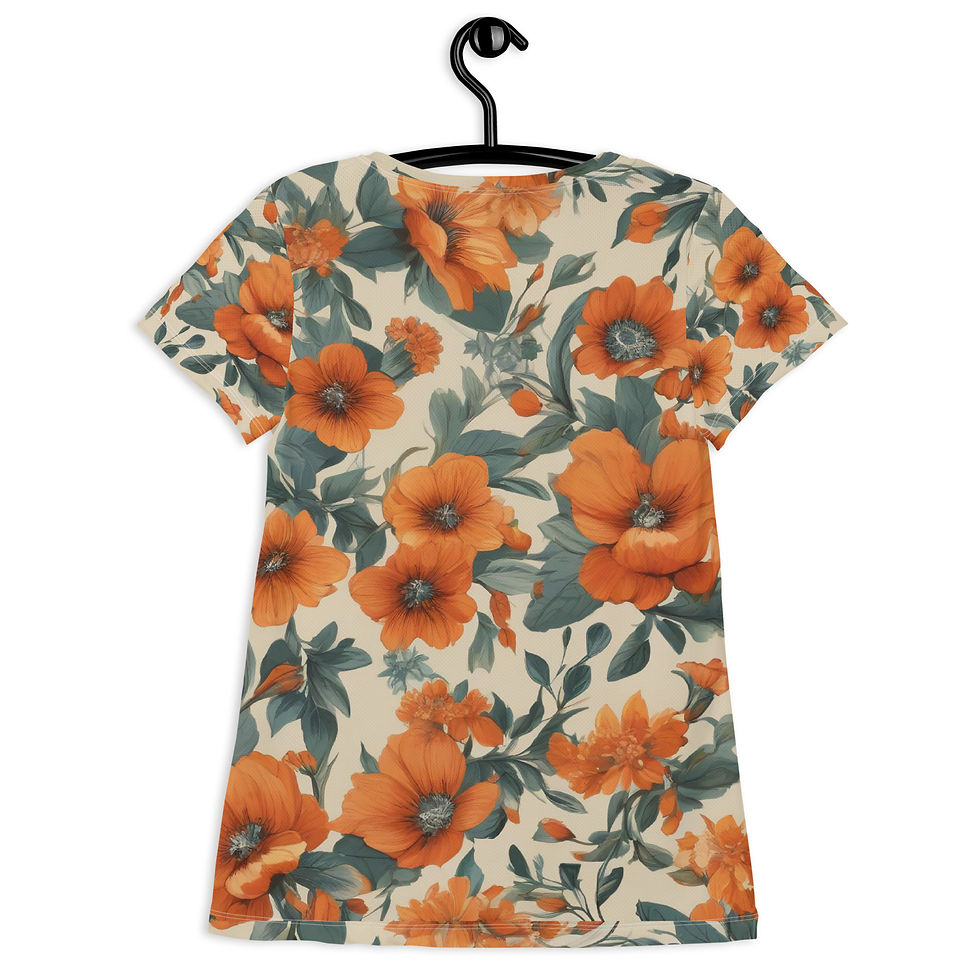 Thumbnail: Orange blossom  Women's Athletic T-shirt