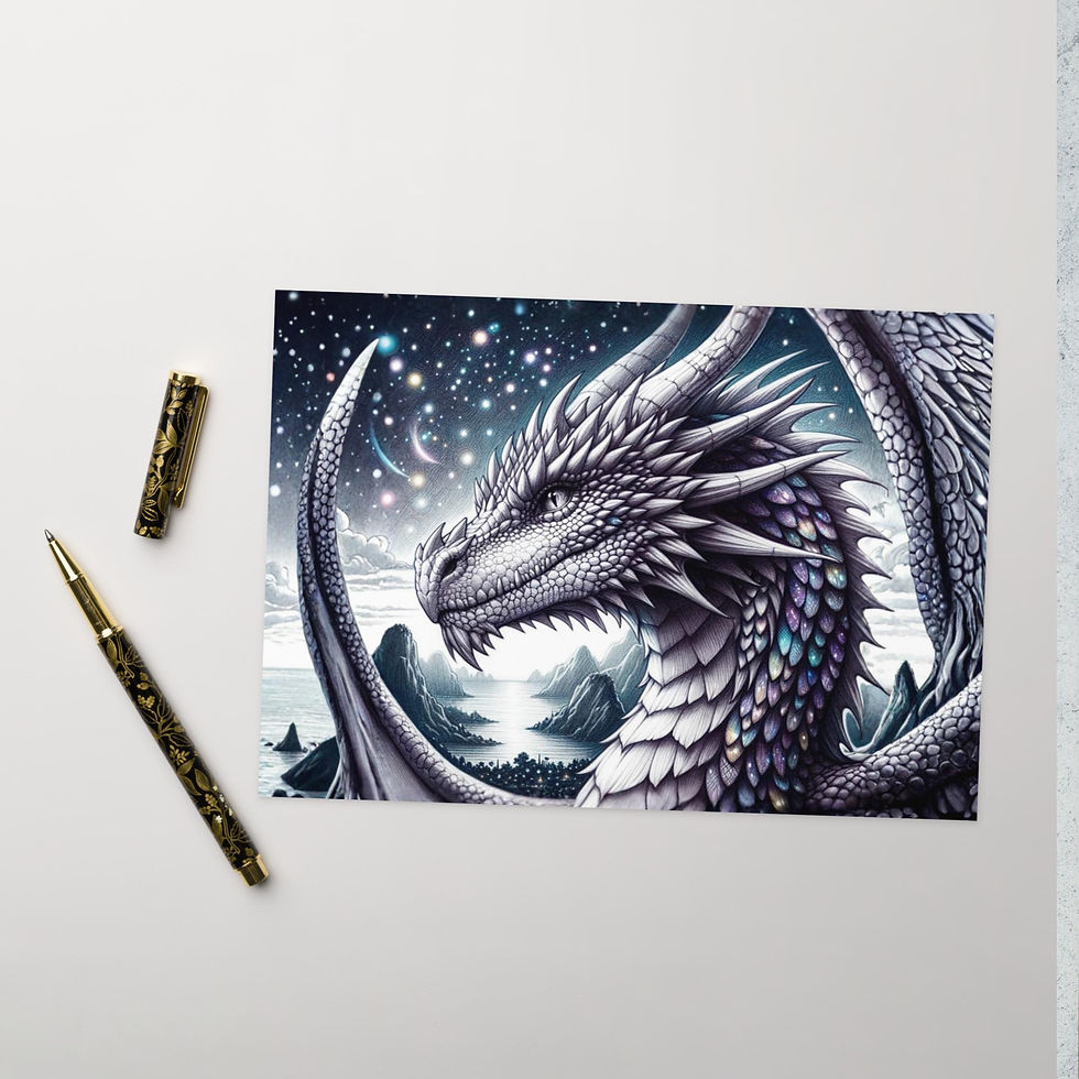 Thumbnail: Dragons of Unity Greeting card