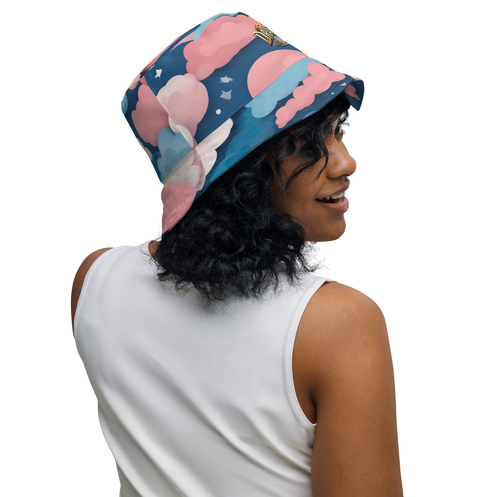 Thumbnail: Dreamy Love Reversible bucket hat