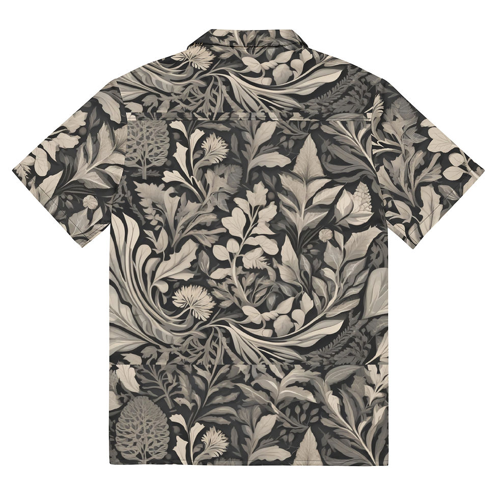Thumbnail: Bontanical Unisex button shirt