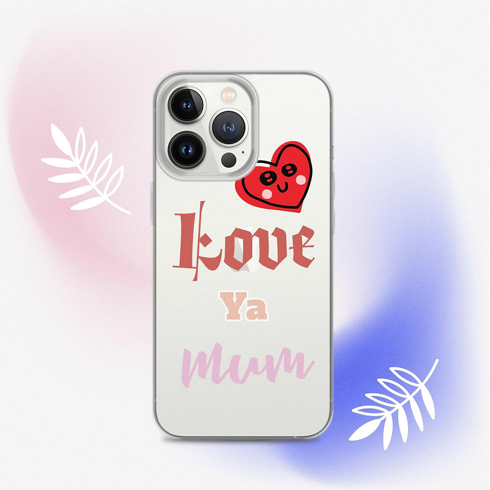 Thumbnail: Love ya mum Clear Case for iPhone®