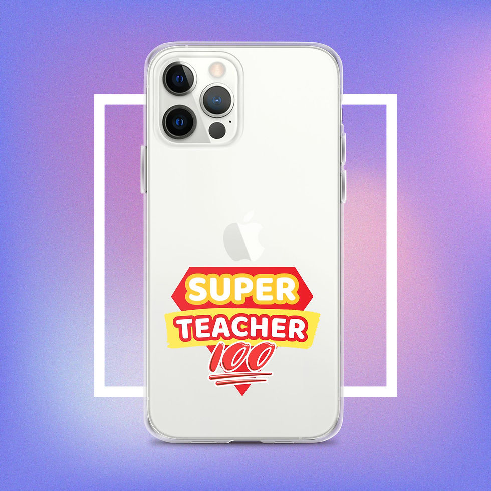Thumbnail: Super teacher Clear Case for iPhone®
