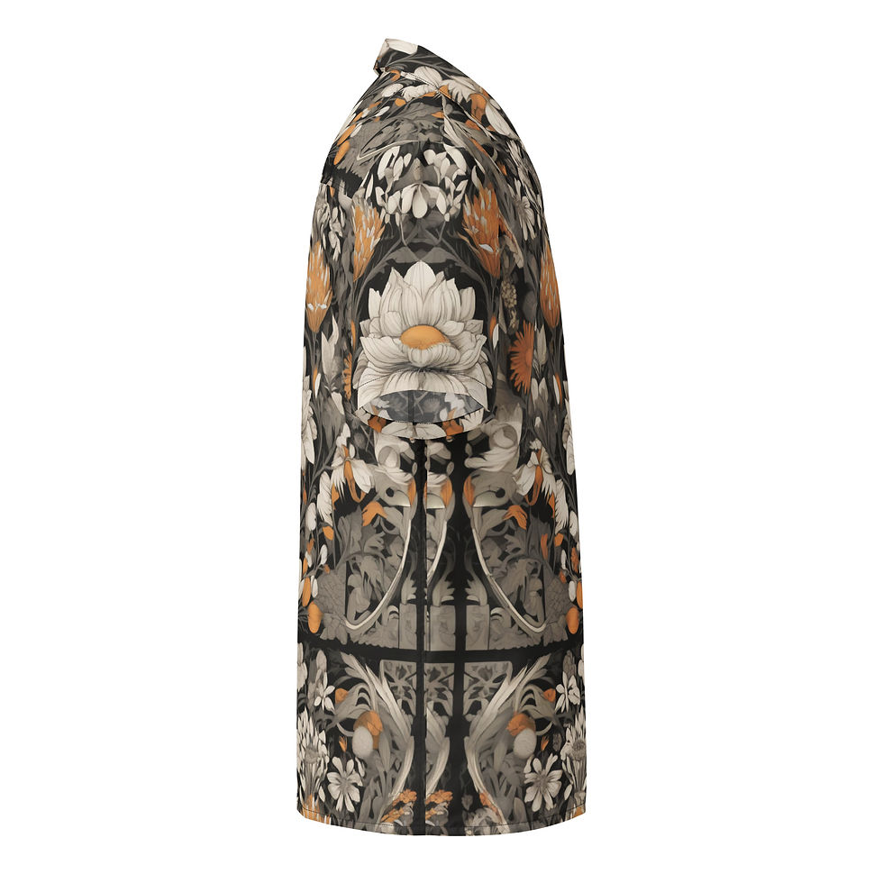 Thumbnail: Flowers Unisex button shirt