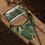 Thumbnail: Green fern Recycled bandeau bikini