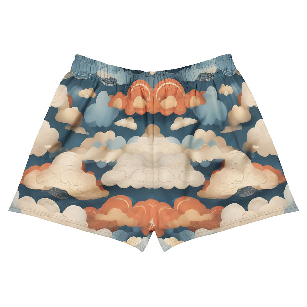 Thumbnail: Clouds Unisex Athletic Shorts
