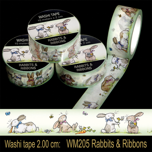 WM 205 Rabbits & Ribbons | Paper Sharks