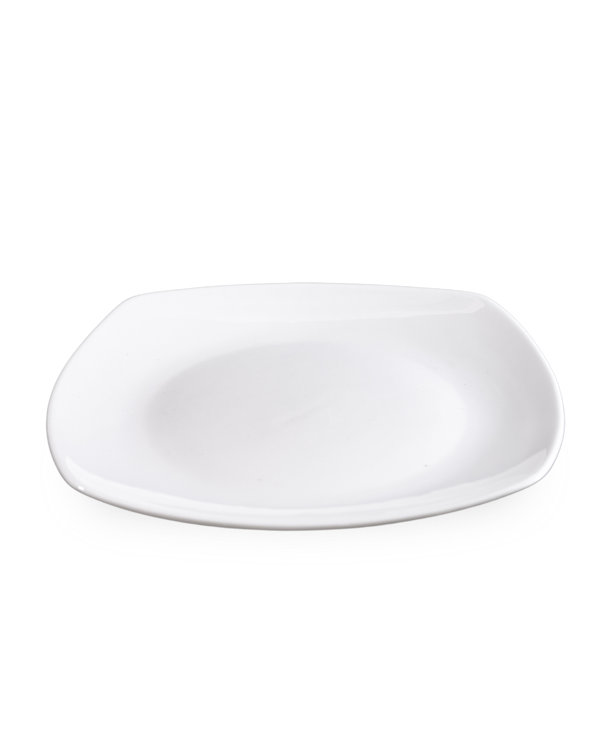 FINE CHINA - SQUARE COUPE PLATE 14"