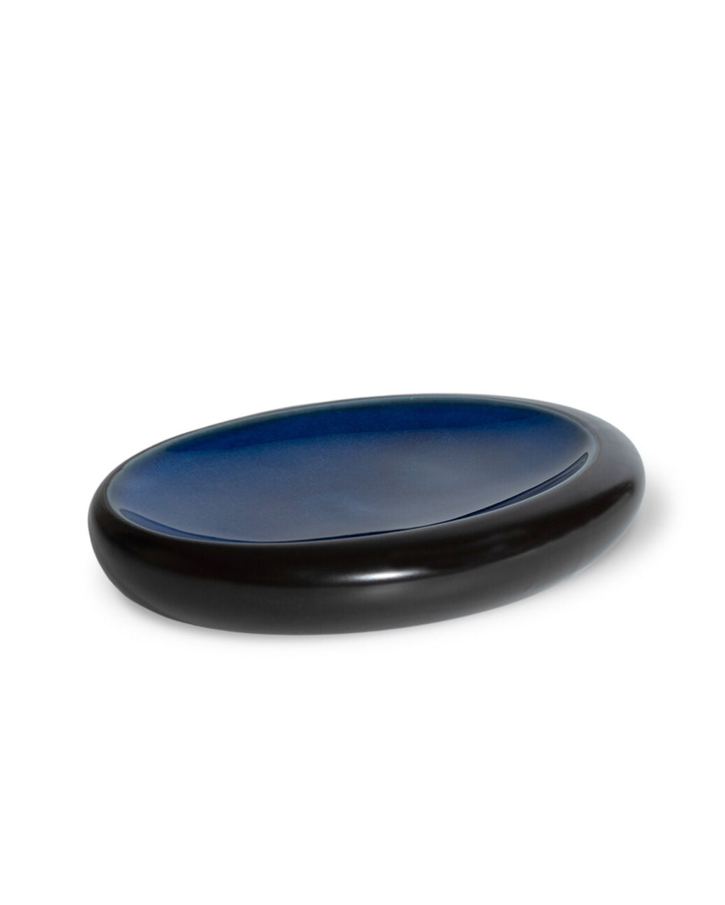 MIRAGE - OVAL PLATE 12" | 31 CM - BLACK