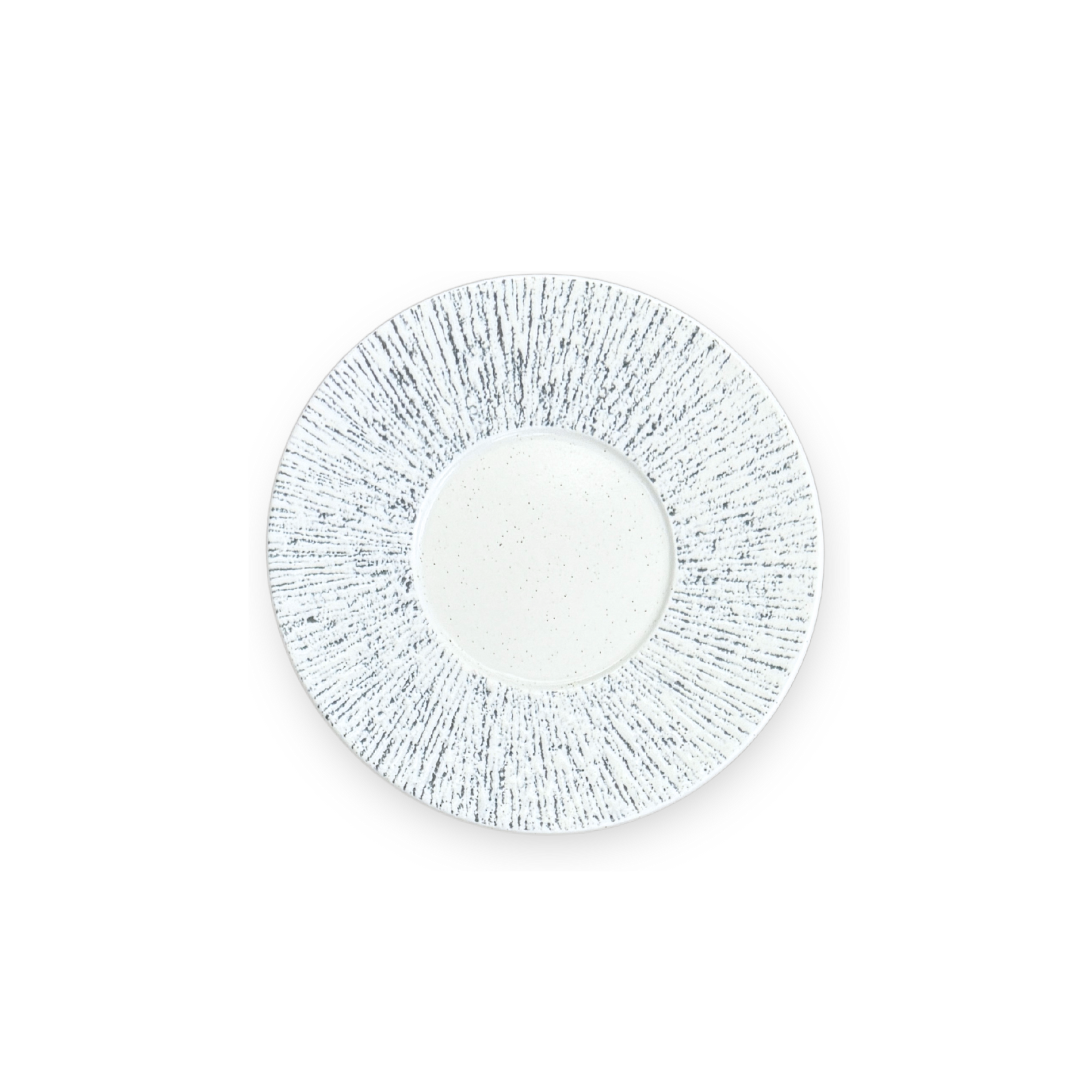 LINEA - SAUCER 4.9" FOR COFFEE CUP 110 ML | 3.7 OZ - BLANC