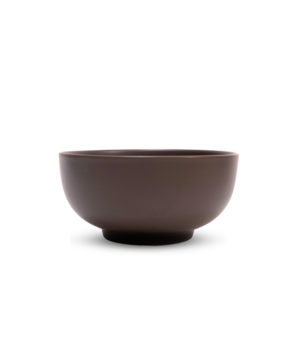 Thumbnail: DE TERRA - SOUP BOWL 5" l 13CM - DARK BROWN