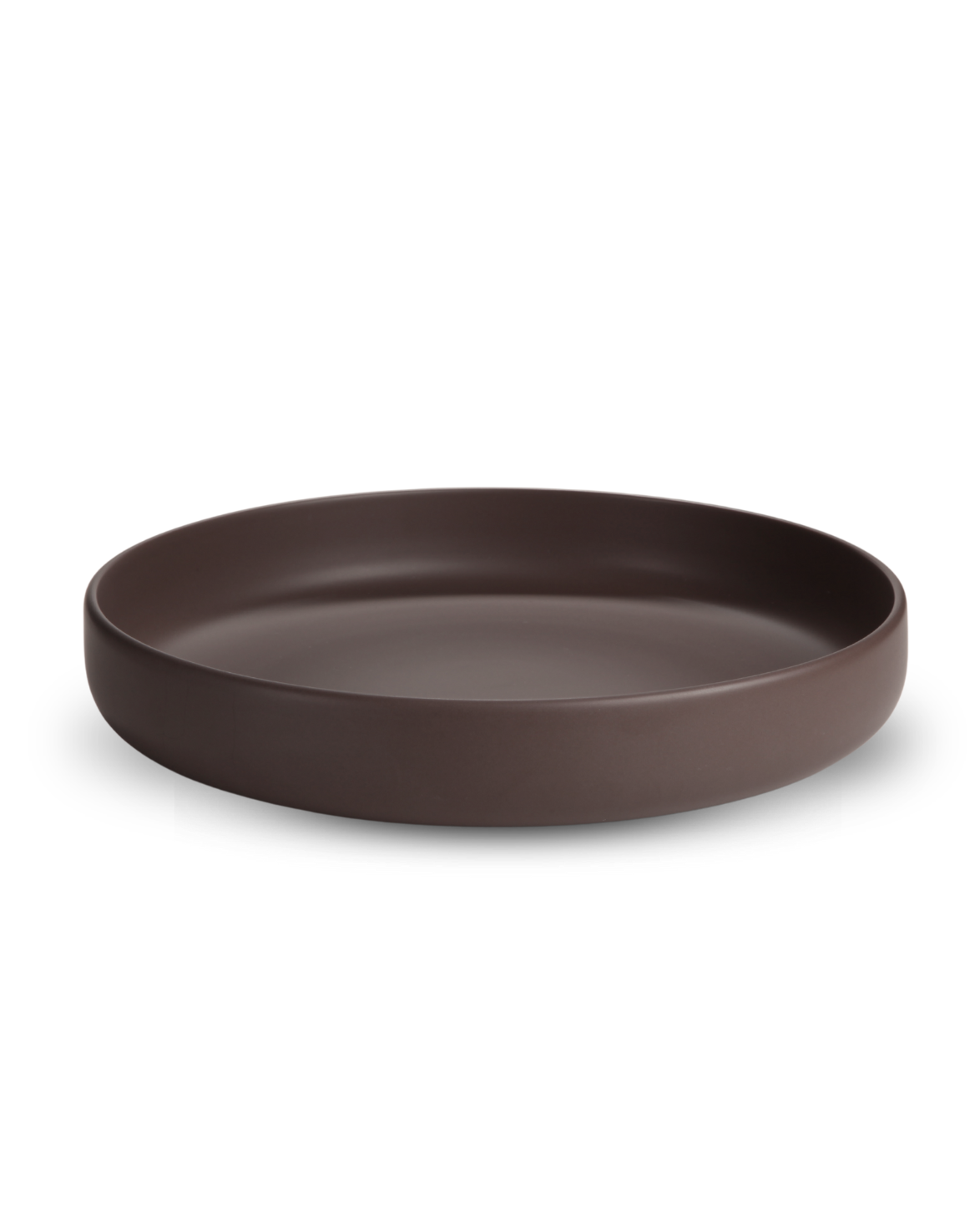 DE TERRA - SERVICE PLATE 14" l 35CM - DARK BROWN