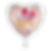 Hartvormige folieballon liefste Mama 43 cm Everloon Anagram