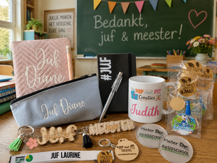 Cadeaus voor juf en meester voor Dag van de leerkracht