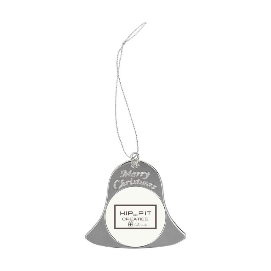 Kersthanger Sneeuwklokje Bel bedrijfslogo relatiegeschenk zakelijk