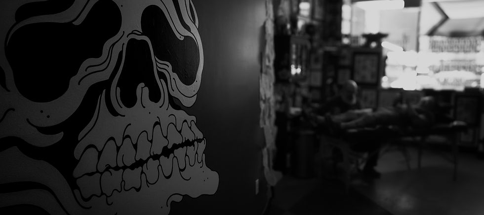 Torchbearer Tattoo inside the studio Providence, RI.