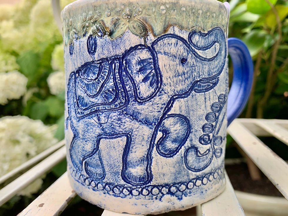 Thumbnail: Indian elephant braid mug
