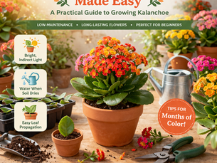 Bright Blooms Made Easy: A Practical Guide to Growing Kalanchoe