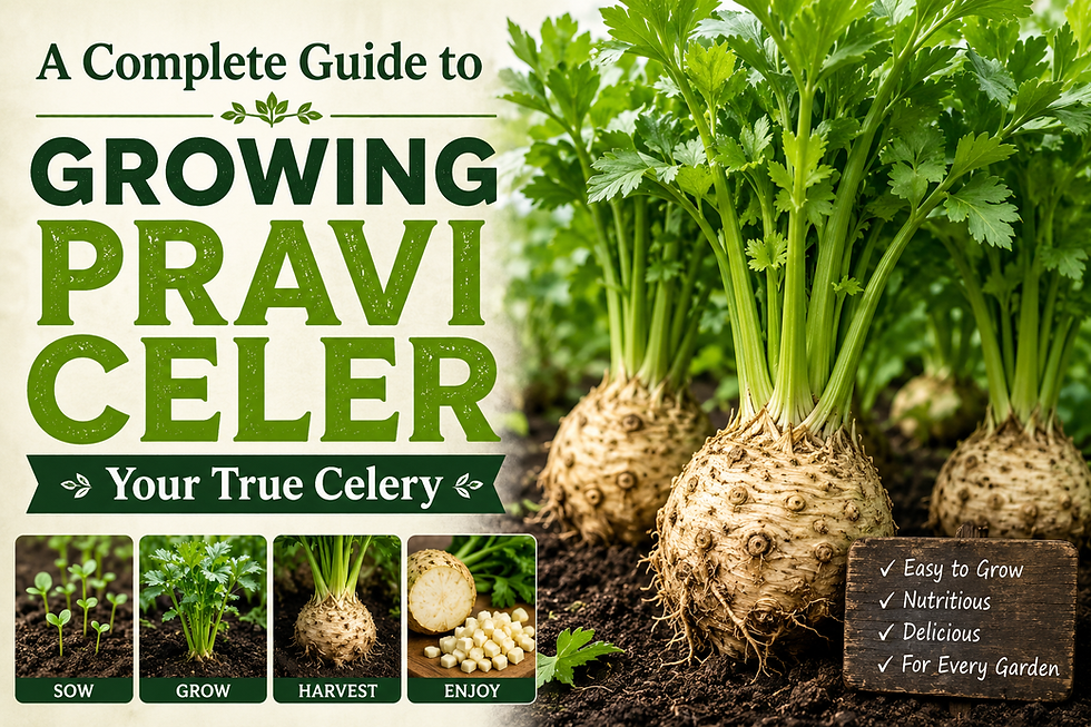 A Complete Guide to Growing Pravi Celer: Your True Celery