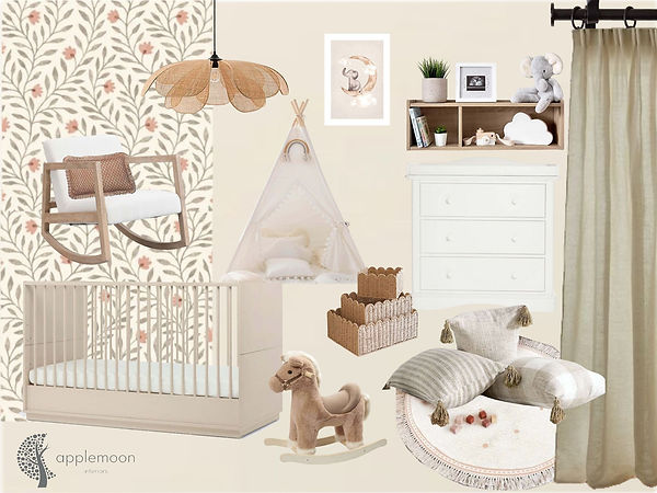 nursery moodboard