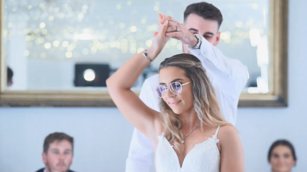 Close-up for wedding video