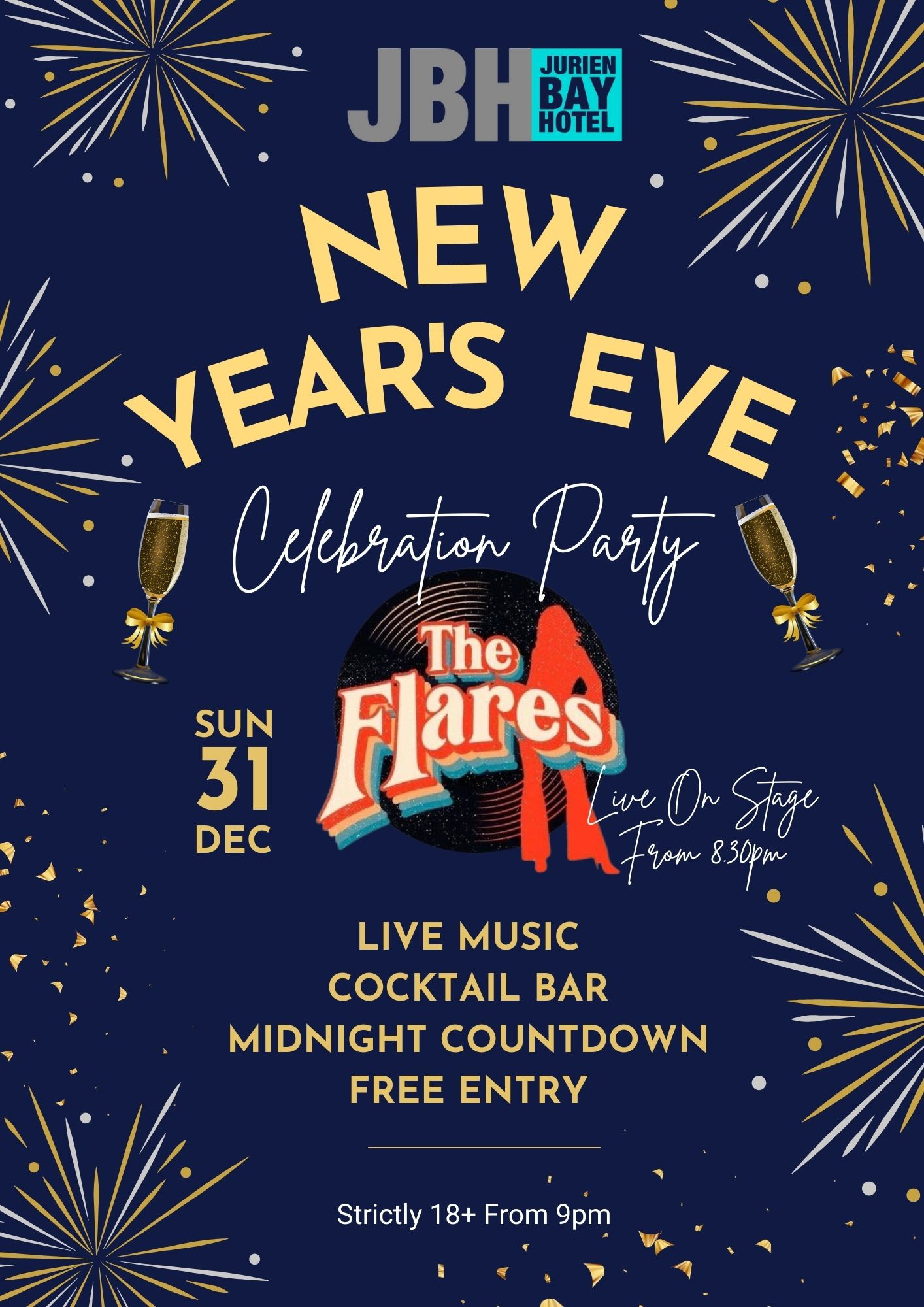 New Years Eve 2023 jbhotel