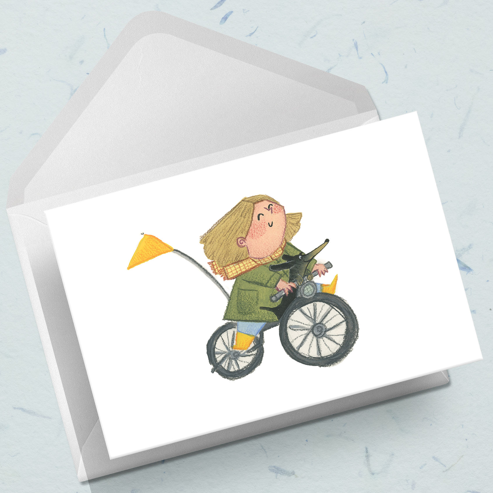 Greeting Card - Support Wheels